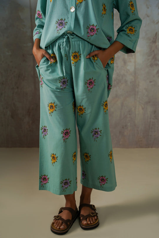 AQUA LOVE PANSY CULOTTES