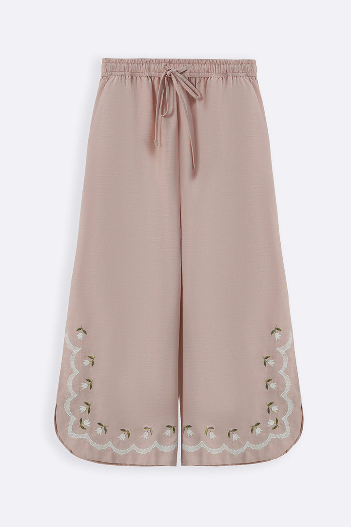 PINK BELL FLORAL CULOTTES