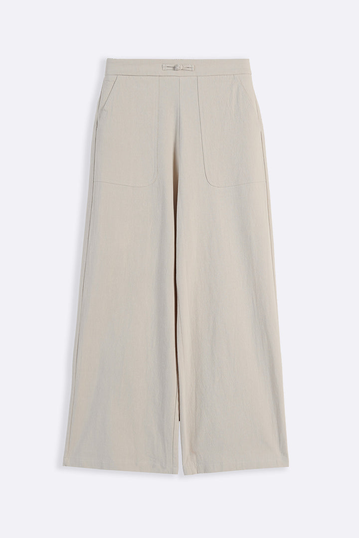 OATMEAL ORGANIC COTTON PANTS