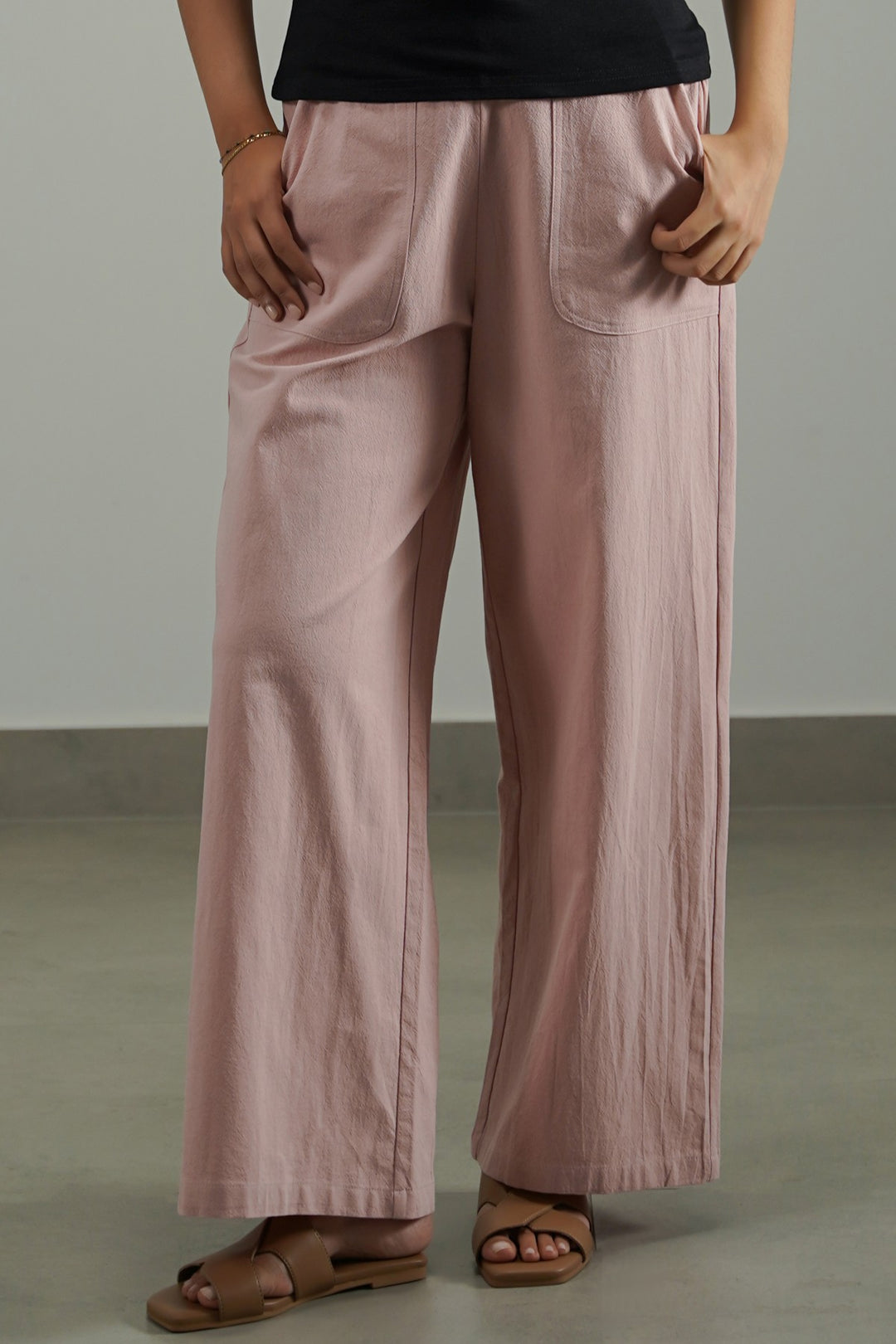 PINK ORGANIC COTTON PANTS
