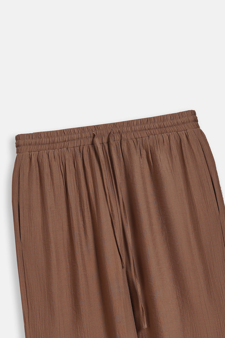 BROWN LACE TRIM CULOTTES