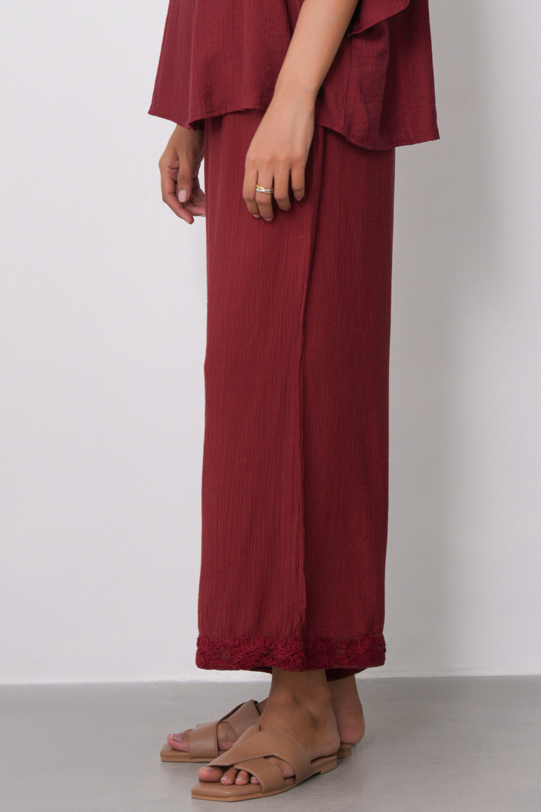 RUST LACE TRIM CULOTTES