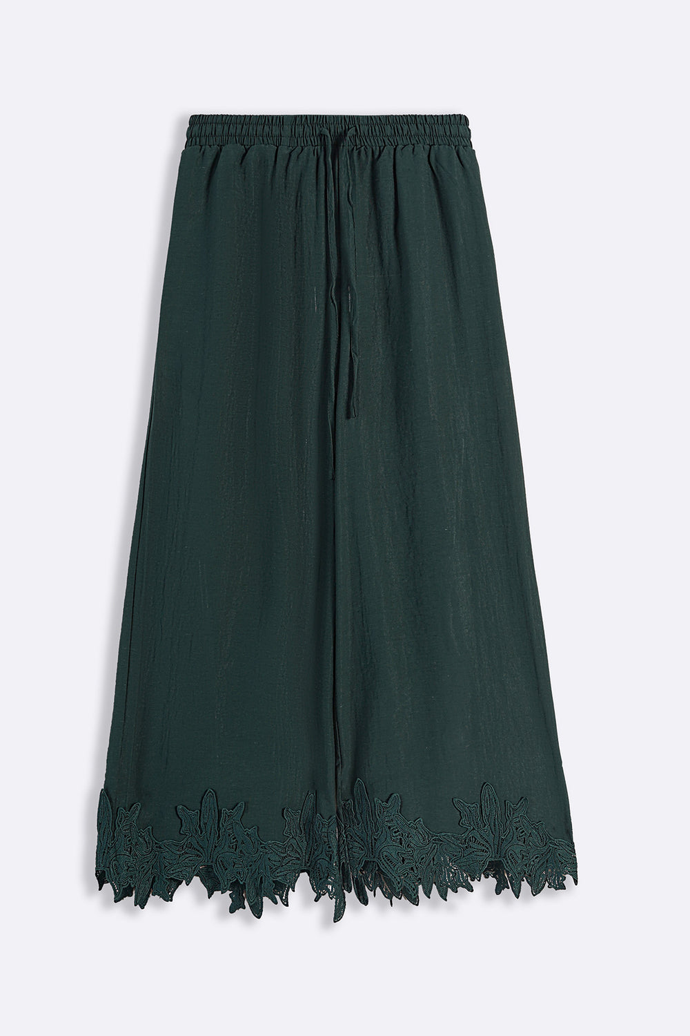 EMERALD GREEN SOFT LACE CULOTTES