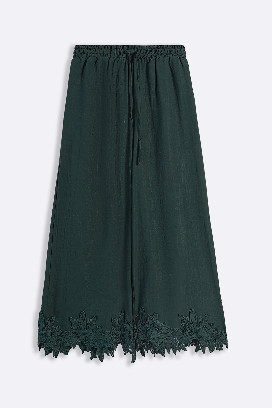 EMERALD GREEN SOFT LACE CULOTTES