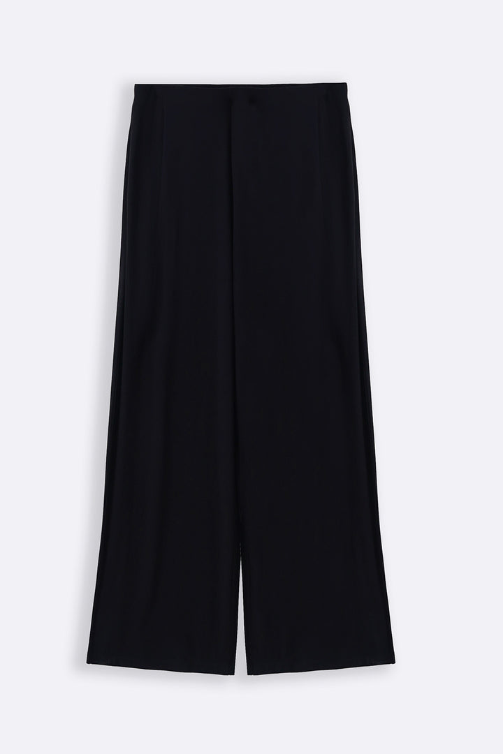 BLACK MODAL FLOWY PANTS