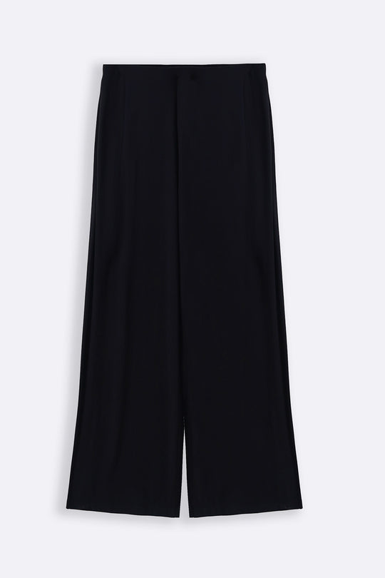 BLACK MODAL FLOWY PANTS