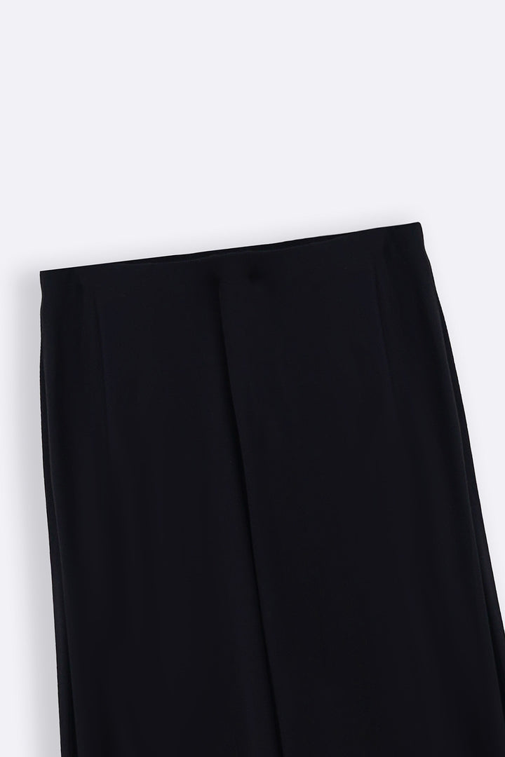 BLACK MODAL FLOWY PANTS