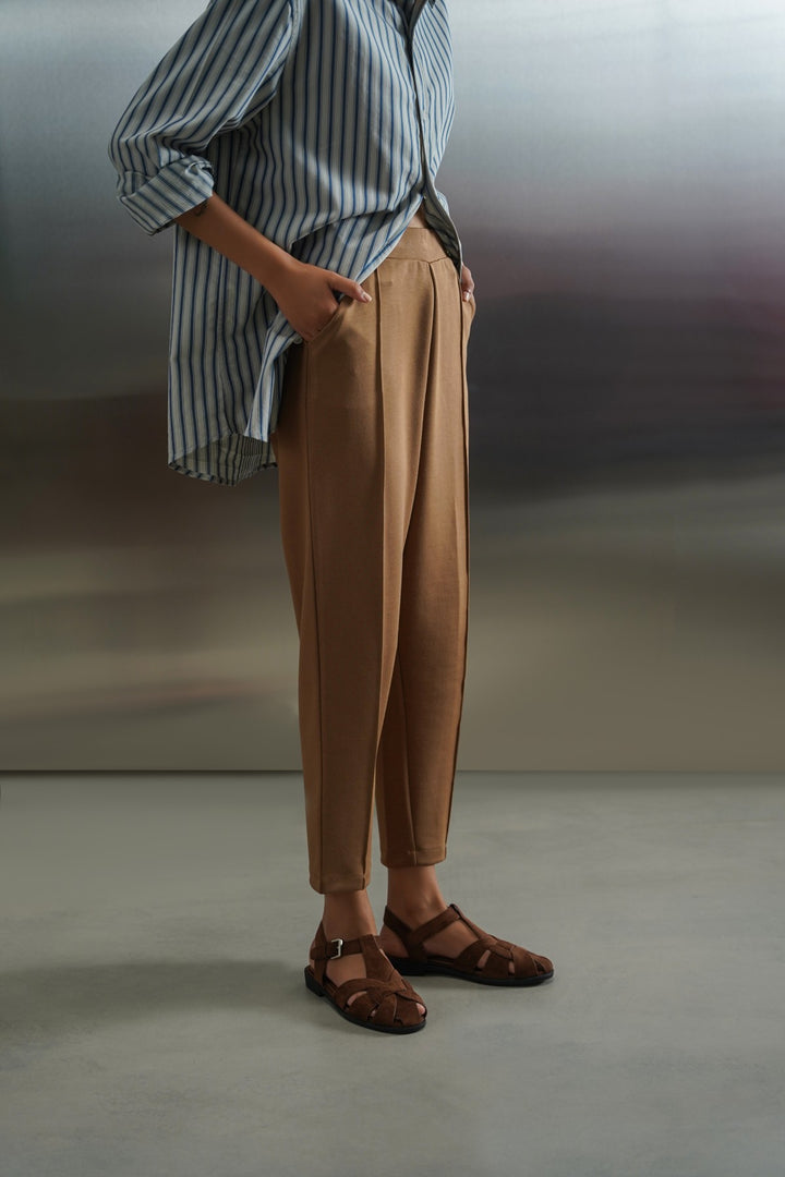 CAMEL https://cdn.shopify.com/s/files/1/0537/9771/6146/files/WAS26BT290-CAMEL-TAILORED-PINTUCK-TROUSERS-6d4933_3.jpg?v=1782889699