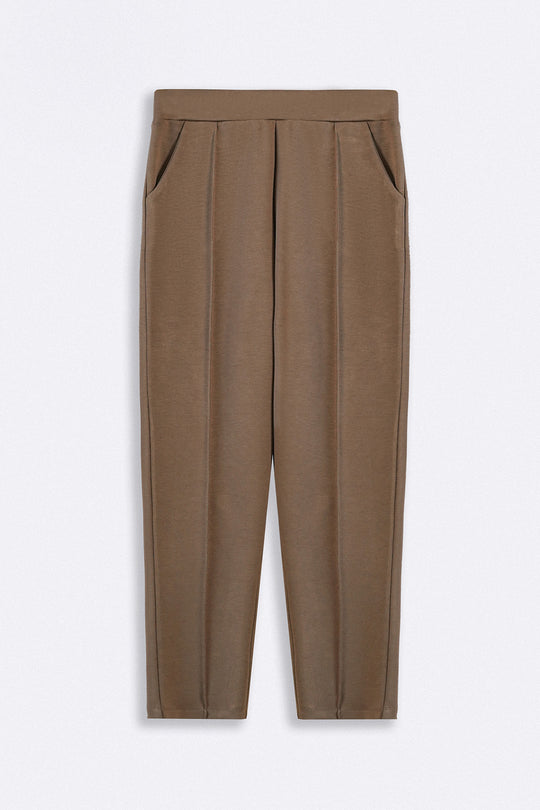 TAILORED PINTUCK TROUSERS