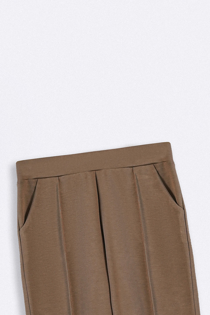 TAILORED PINTUCK TROUSERS