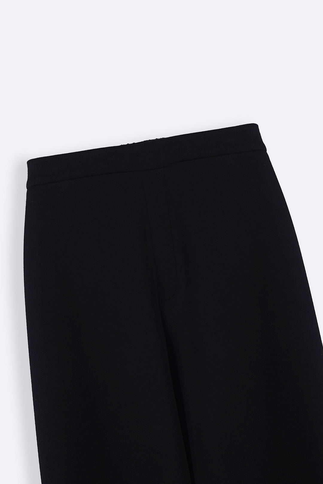 BLACK EASY TAILORED PANTS