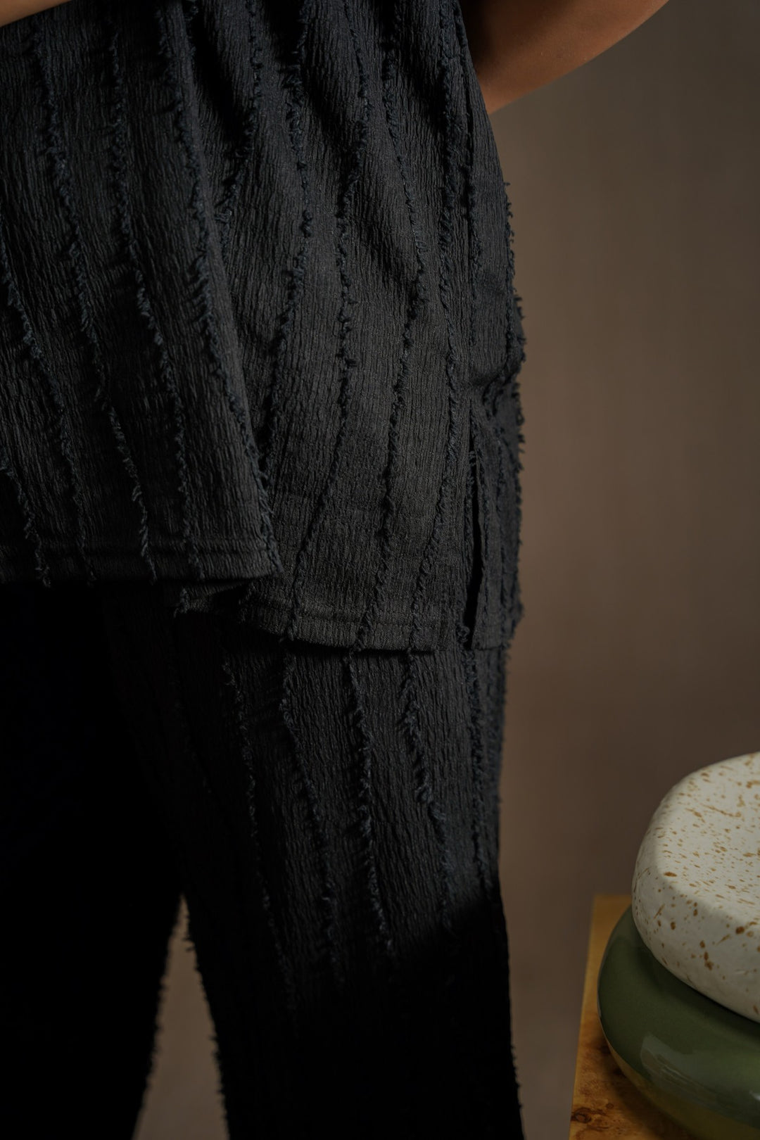 BLACK WILLOW KNIT PANTS