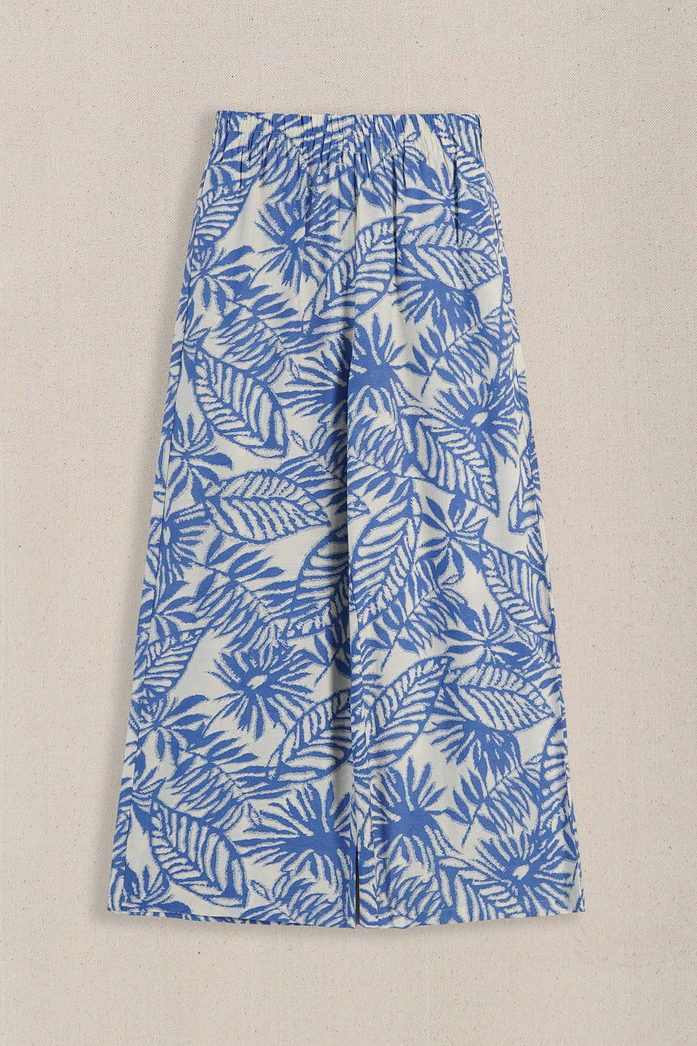 LIGHT BLUE WOOD & BLOOMS PANTS