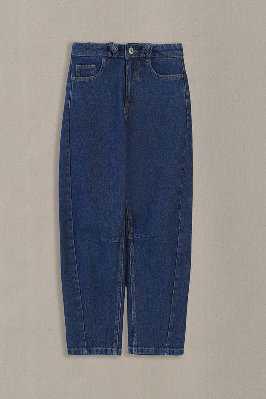 MID BLUE VINTAGE BALLOON JEANS