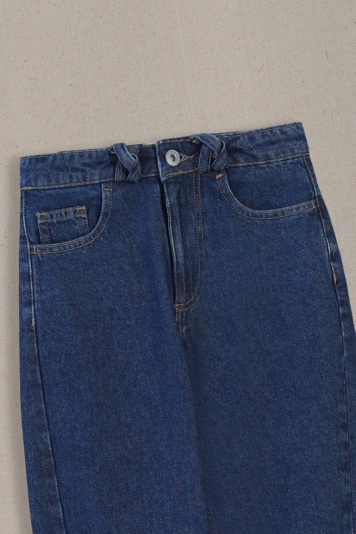 MID BLUE VINTAGE BALLOON JEANS