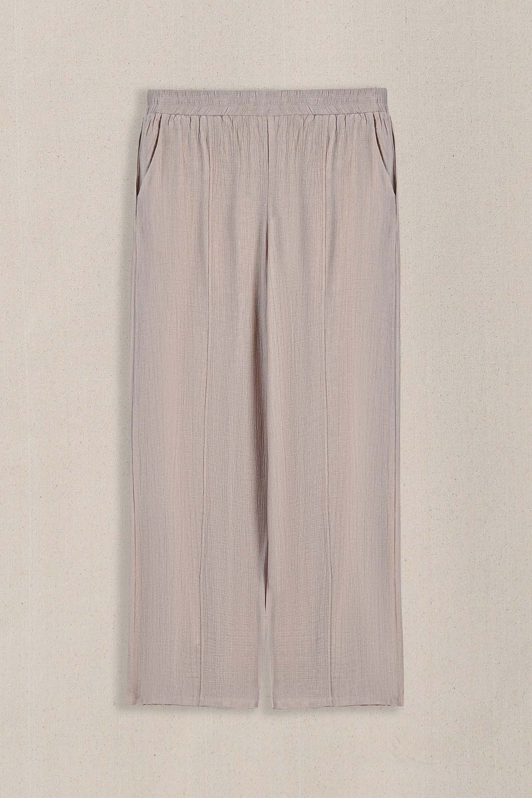 BROWN WILDFLOWER WIDE LEG PANTS