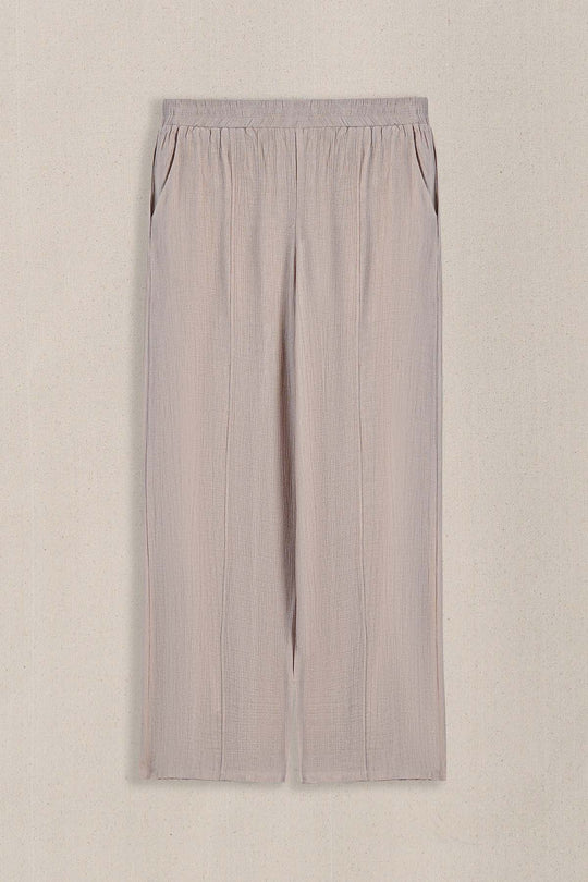 BROWN WILDFLOWER WIDE LEG PANTS
