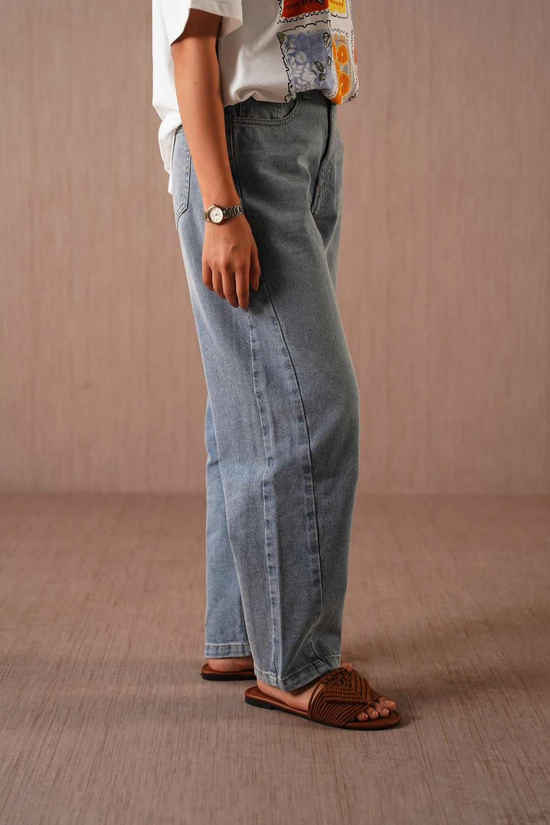 LIGHT BLUE VINTAGE BALLOON JEANS