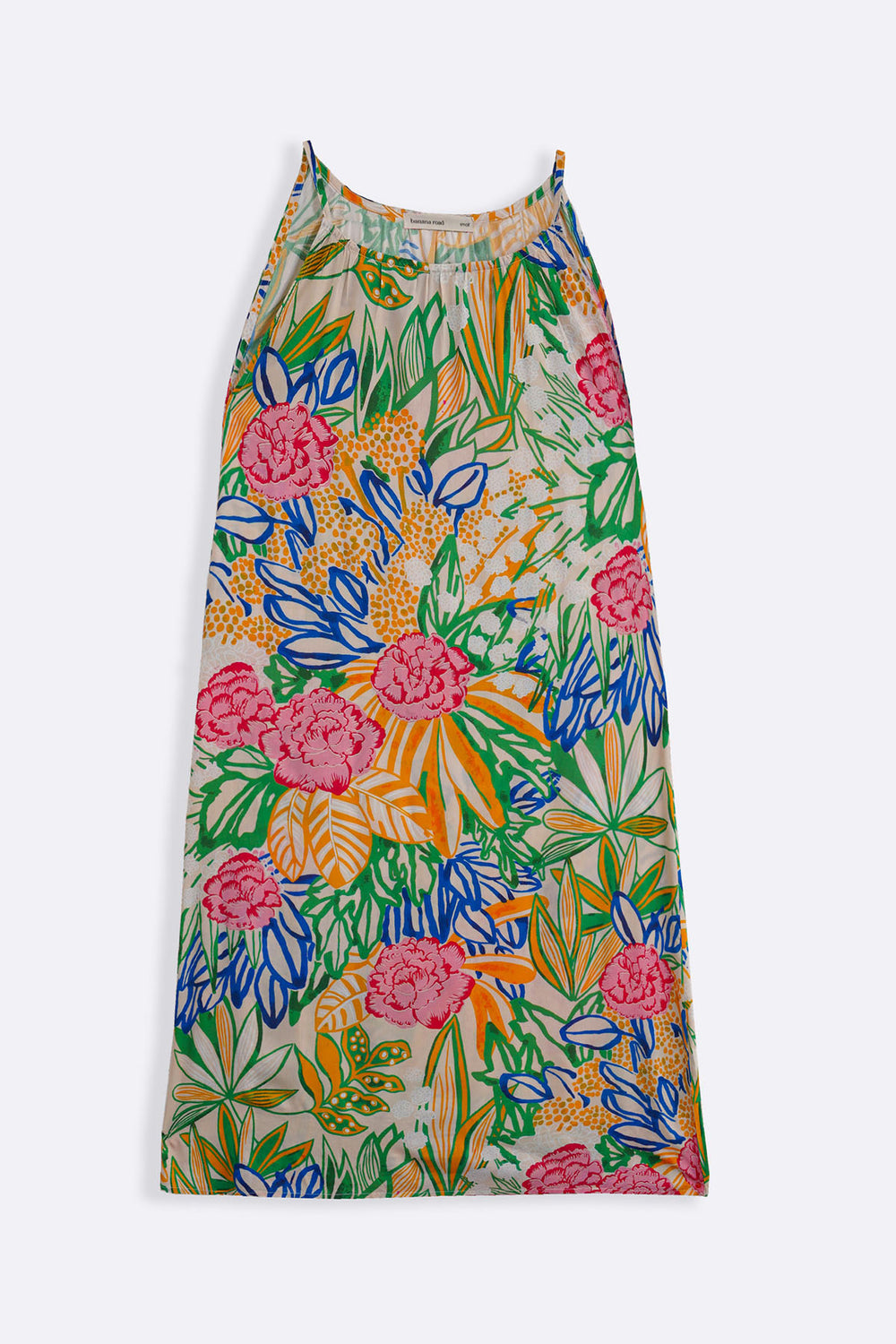 PINK GARDENIA SLIP DRESS