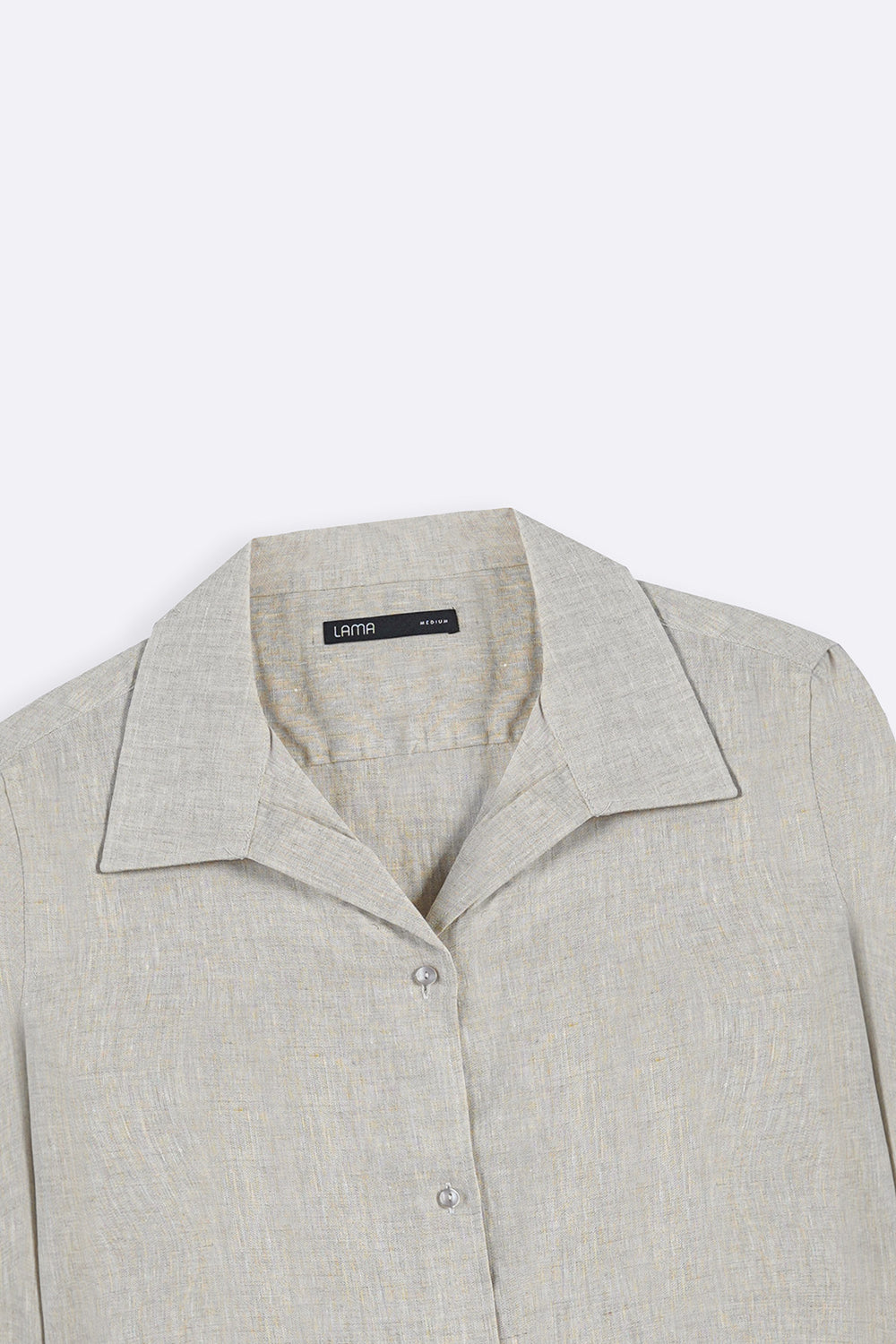 OAT MELANGE 100% PURE LINEN SHIRT
