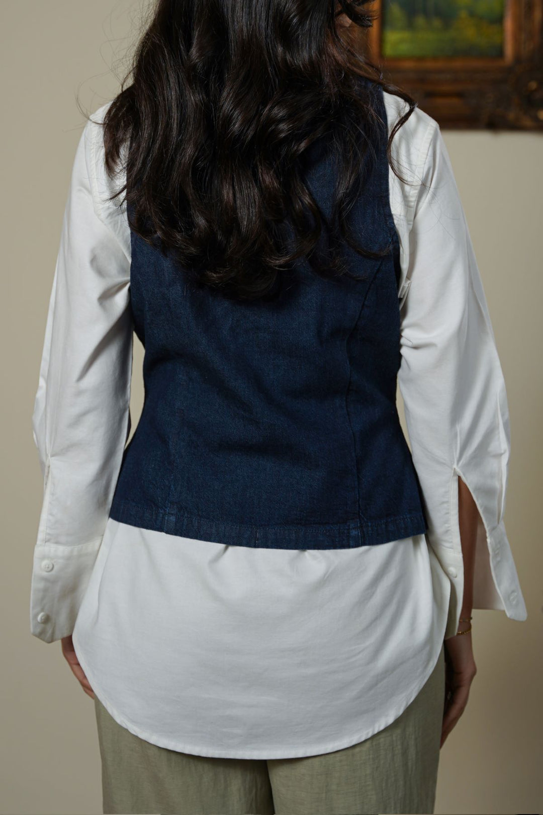 CORSET DENIM TOP