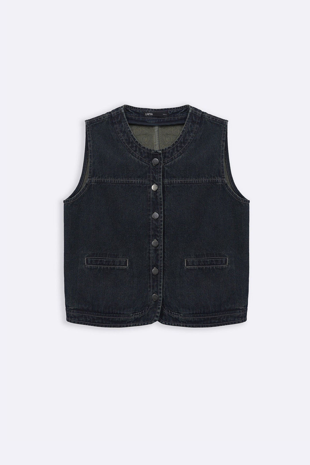 DARK BLUE CLASSIC DENIM VEST