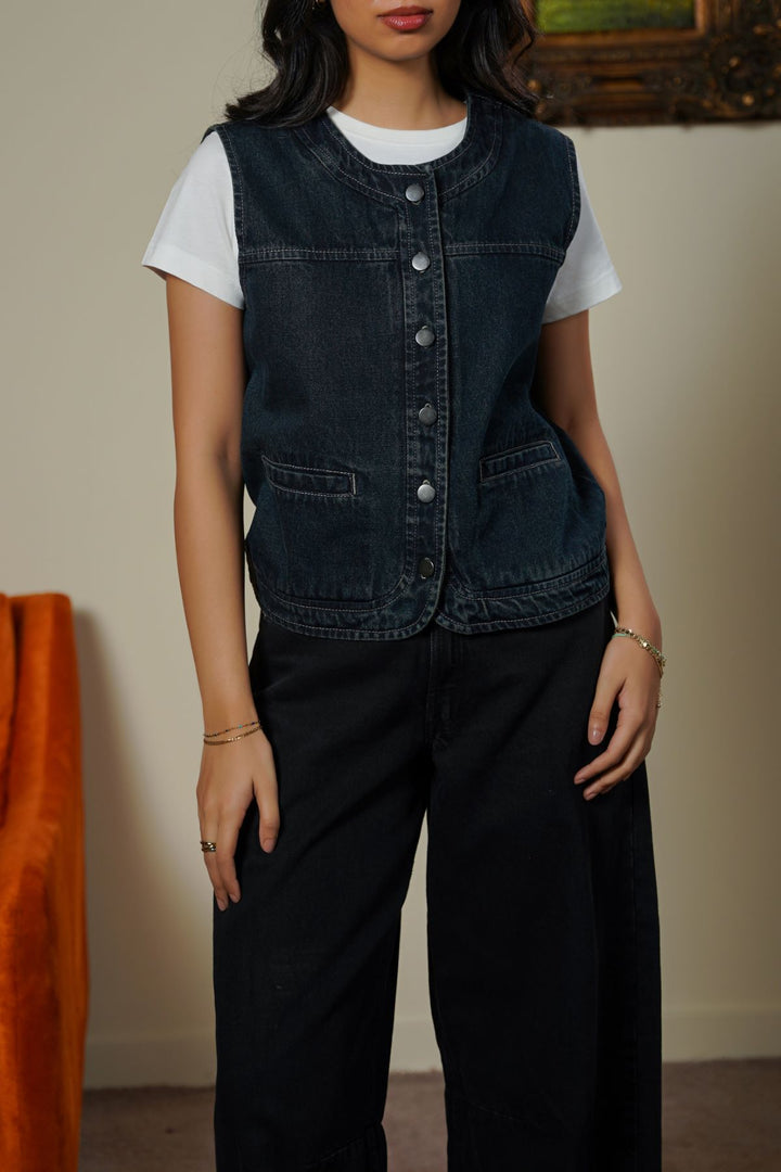 CLASSIC DENIM VEST