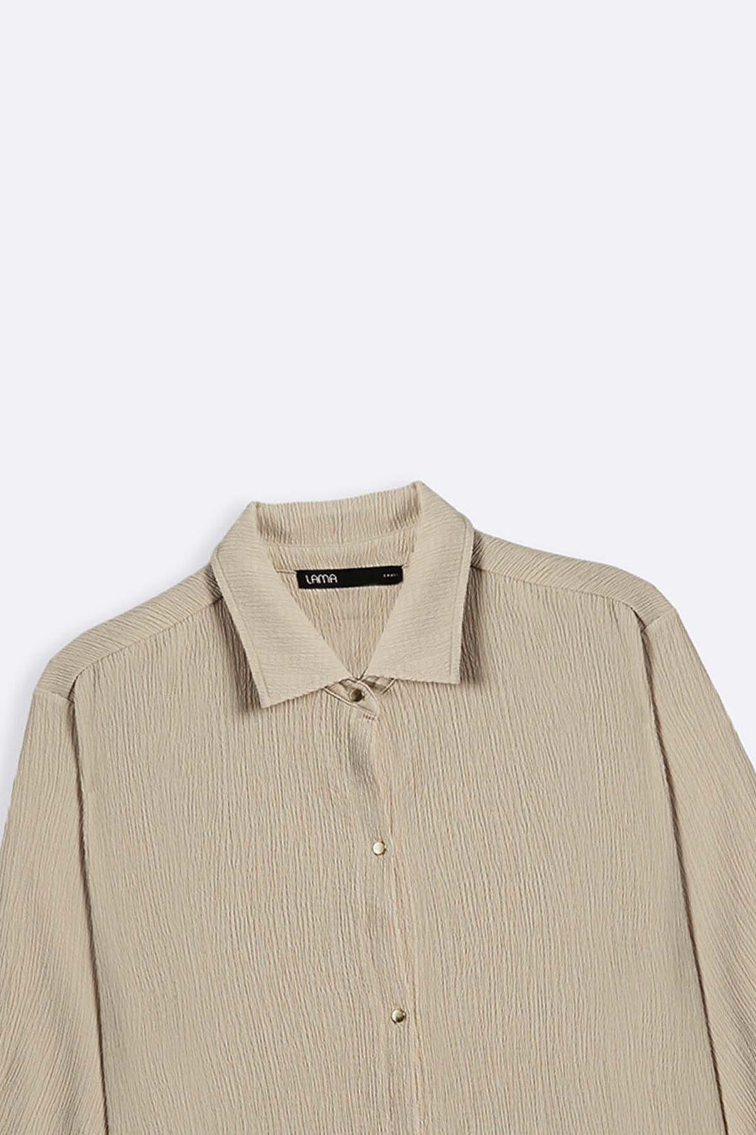 OAT WHITE V COLLARED SHIRT