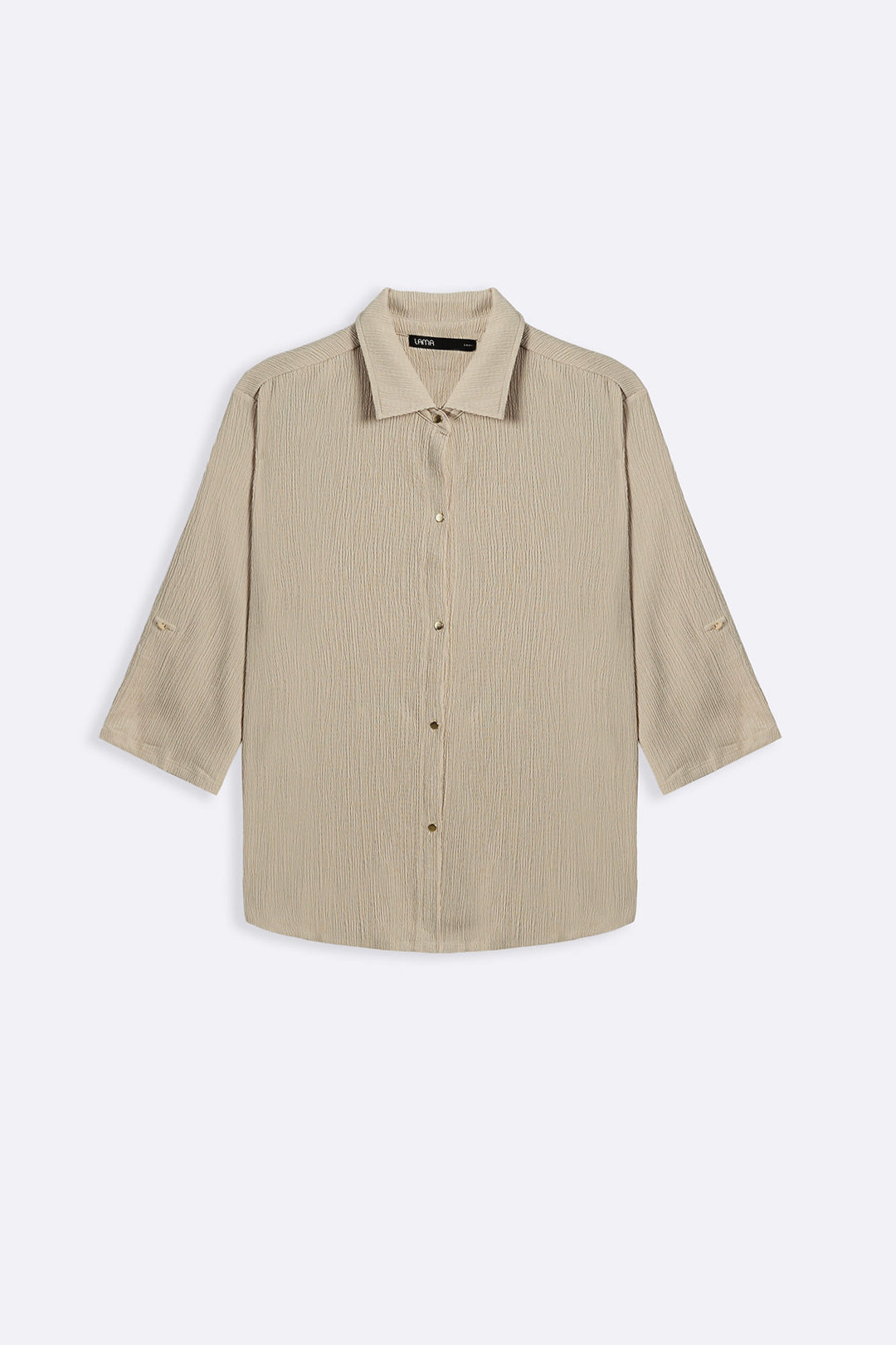 OAT WHITE V COLLARED SHIRT