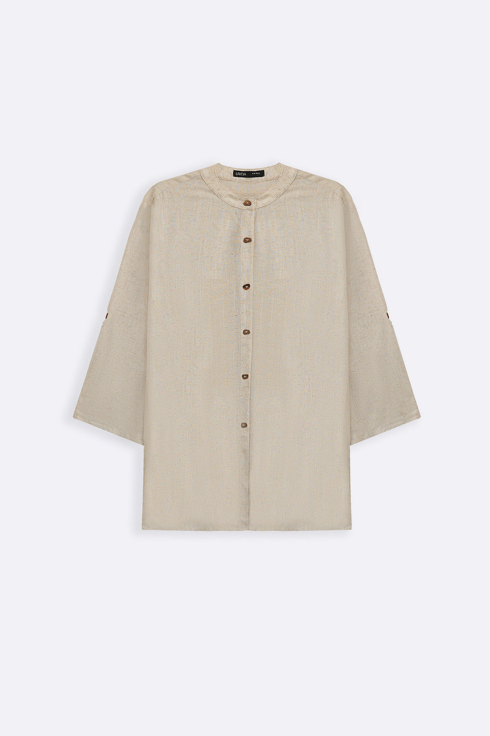 OAT MELANGE LINEN BLEND EASE SHIRT