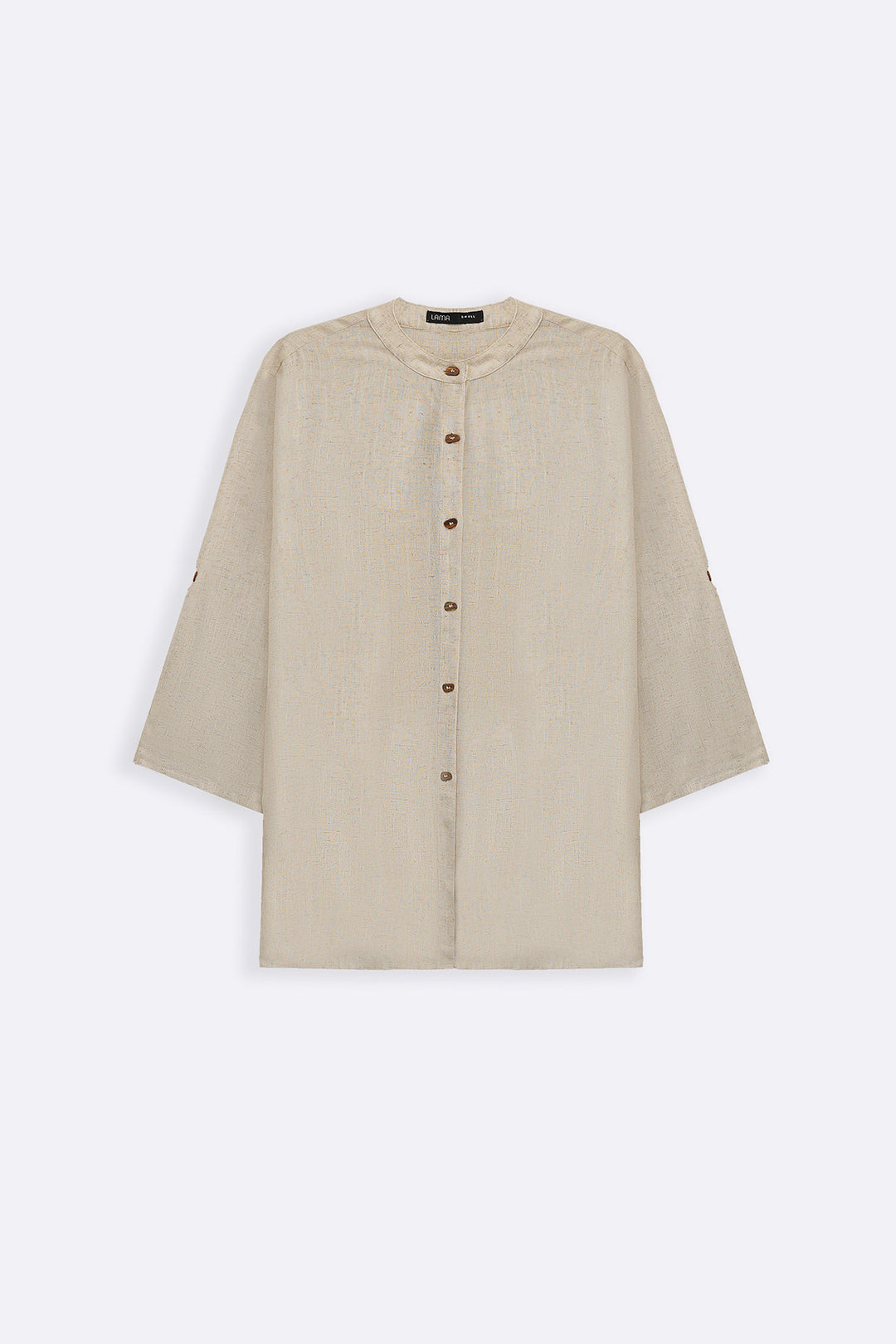 OAT MELANGE LINEN BLEND EASE SHIRT
