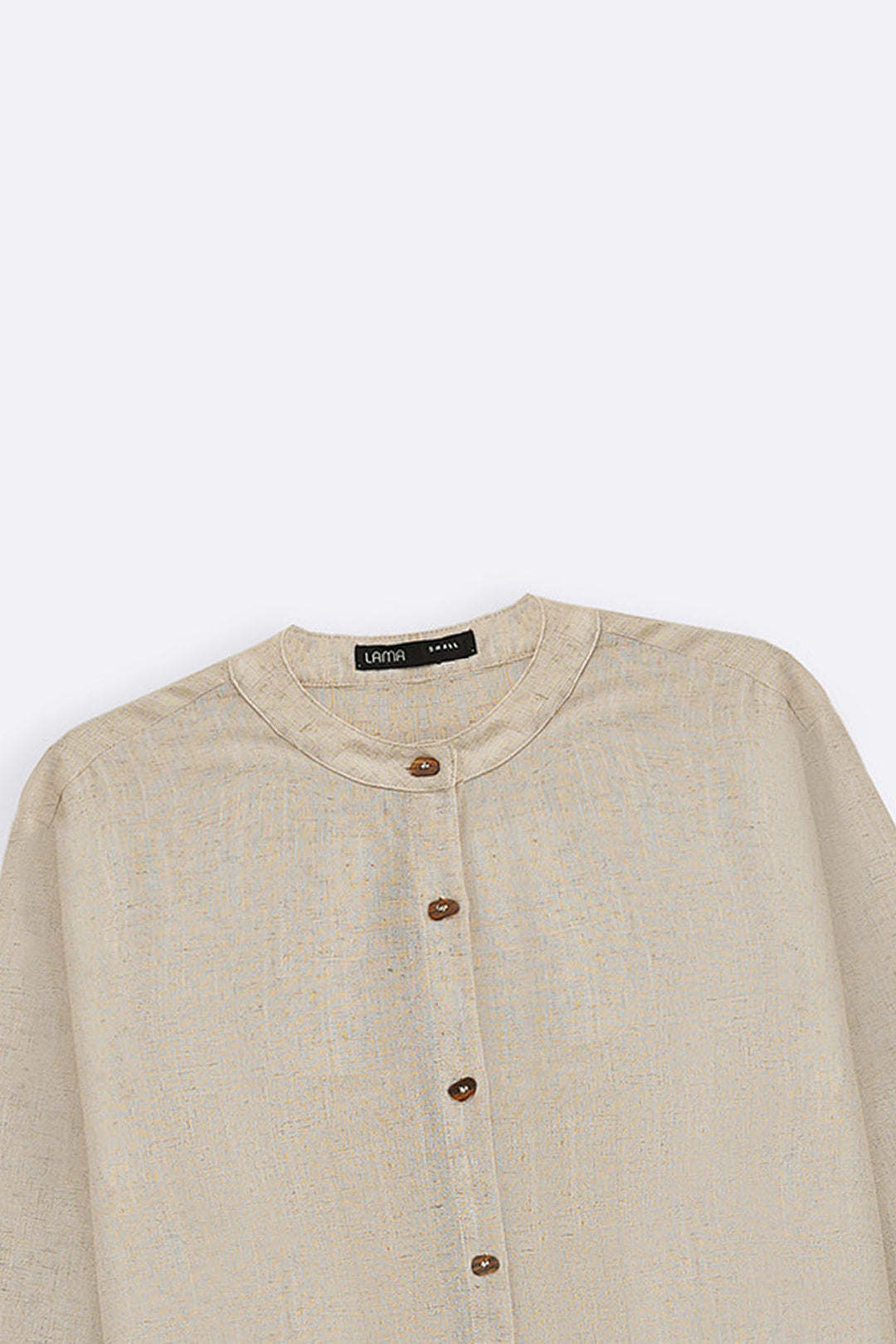 OAT MELANGE LINEN BLEND EASE SHIRT
