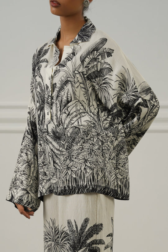OFF WHITE JUNGLE ETCH SHIRT