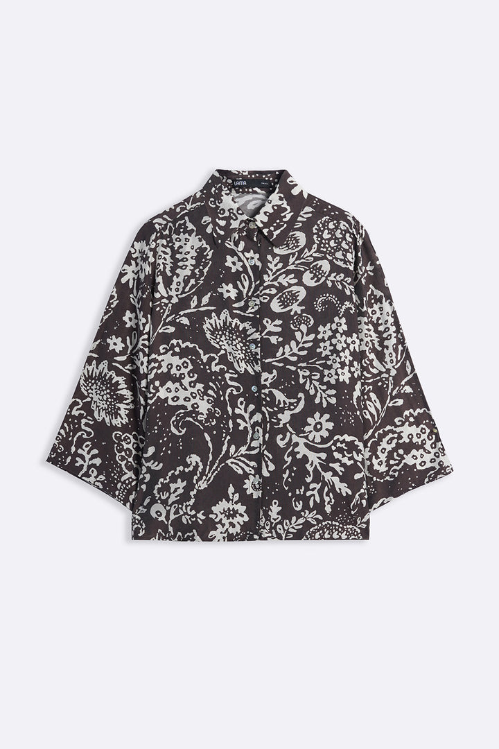 BROWN BARON BUTTON DOWN SHIRT