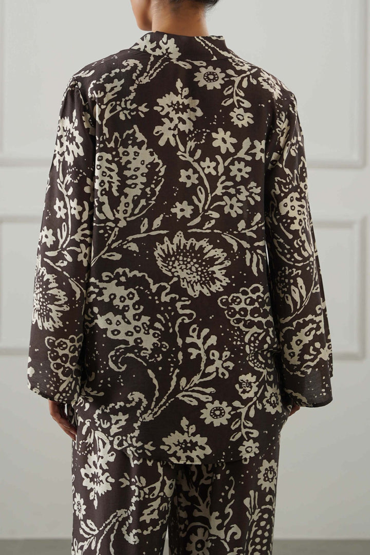 BROWN BARON BUTTON DOWN SHIRT