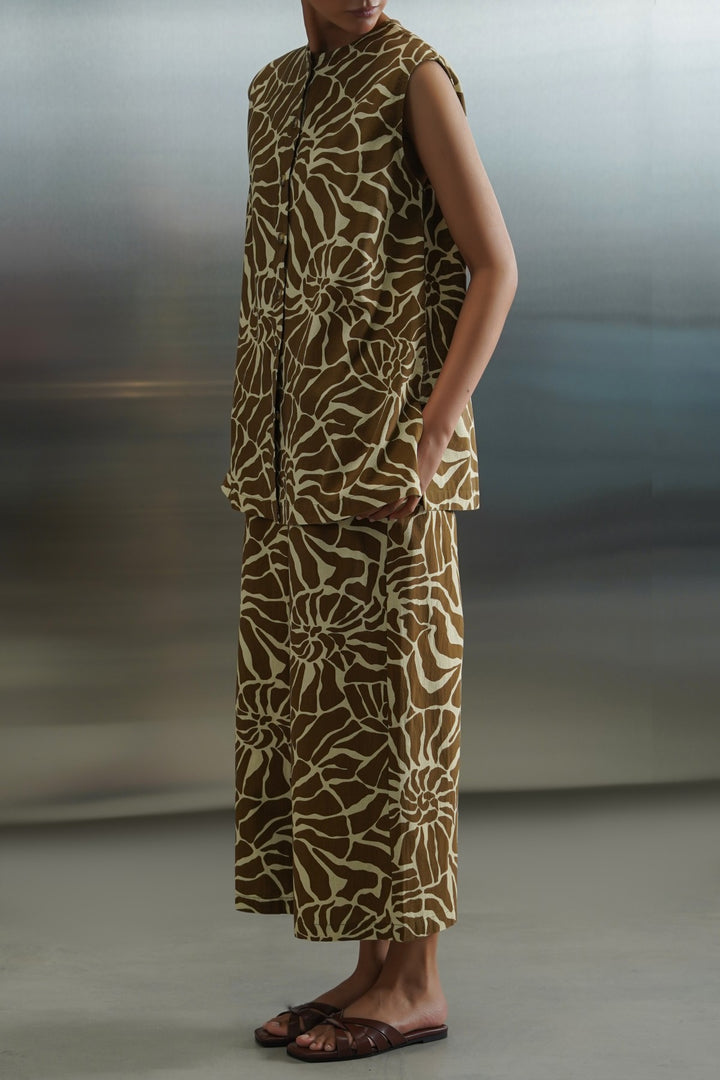 BROWN SANTORINI ARCHIVE VEST