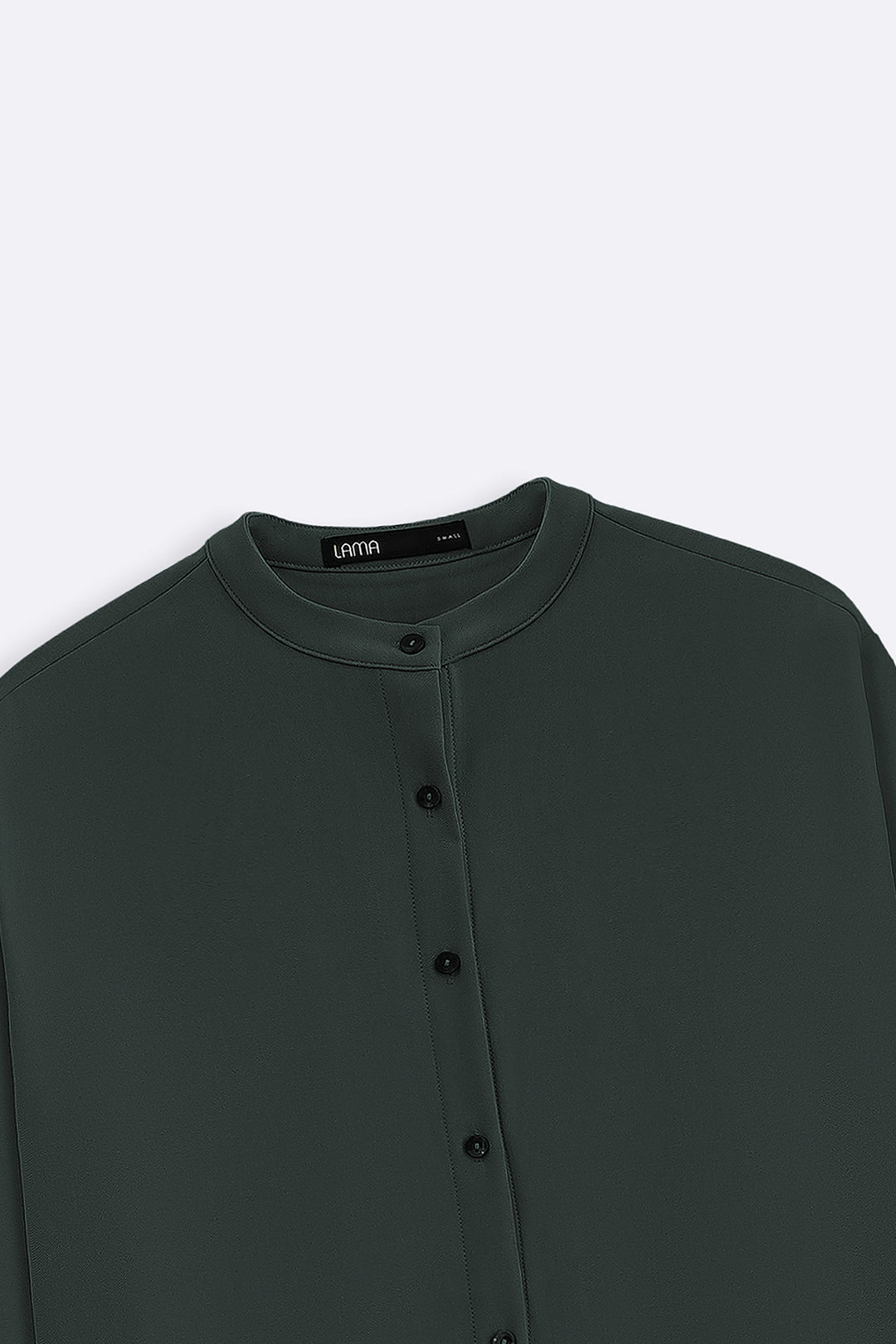 GREEN FLOW BAND COLLAR SHIRT