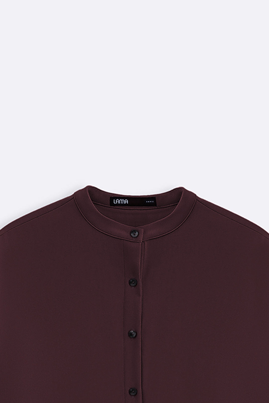 FLOW BAND COLLAR SHIRT