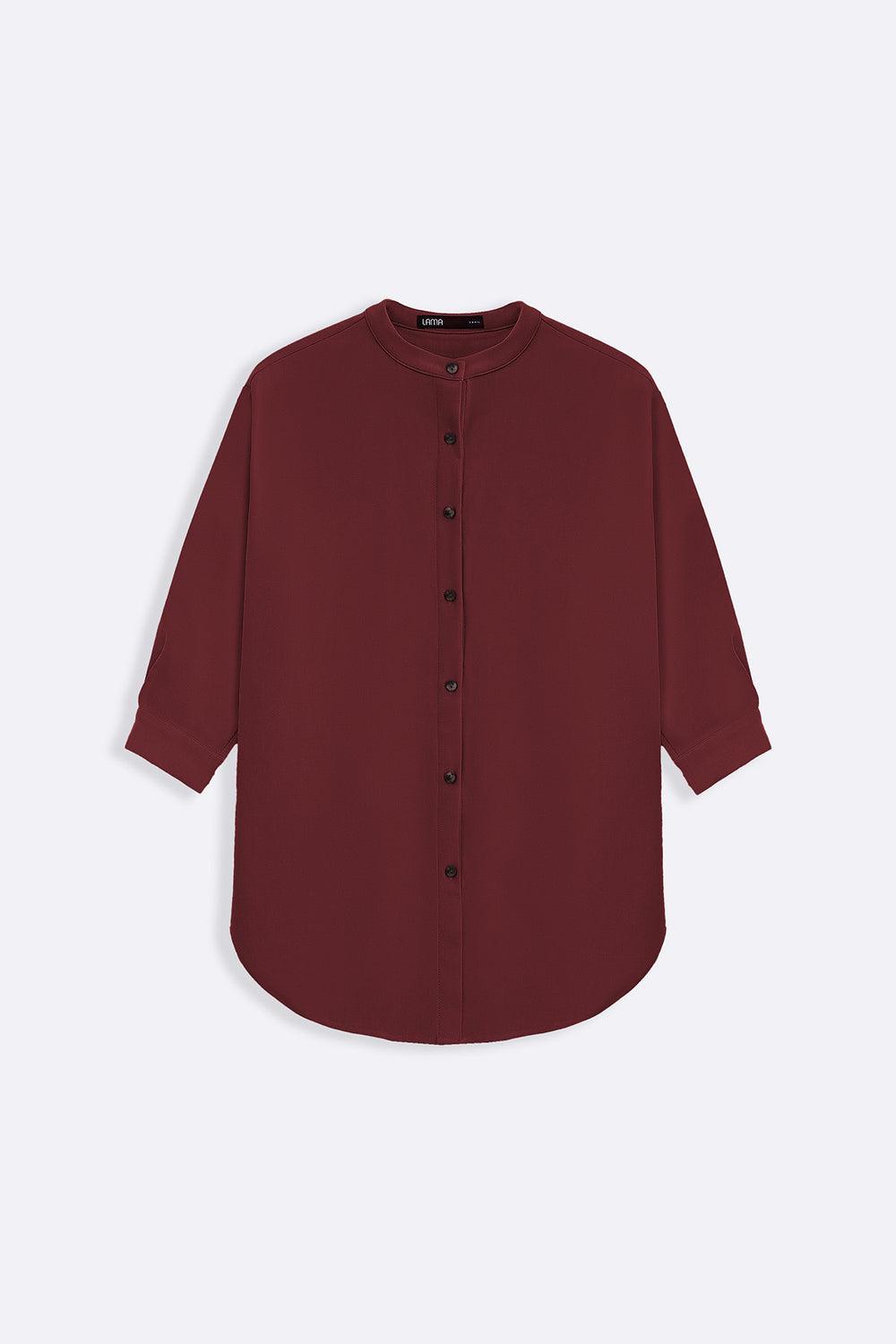 PINK FLOW BAND COLLAR SHIRT