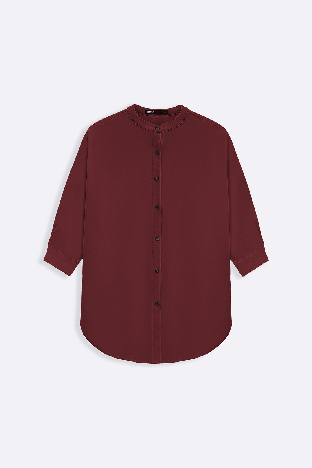 PINK FLOW BAND COLLAR SHIRT