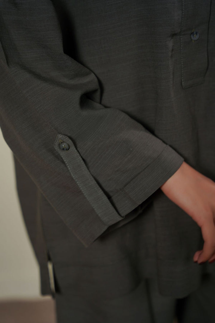 HALF-BUTTON SUMMER SHIRT