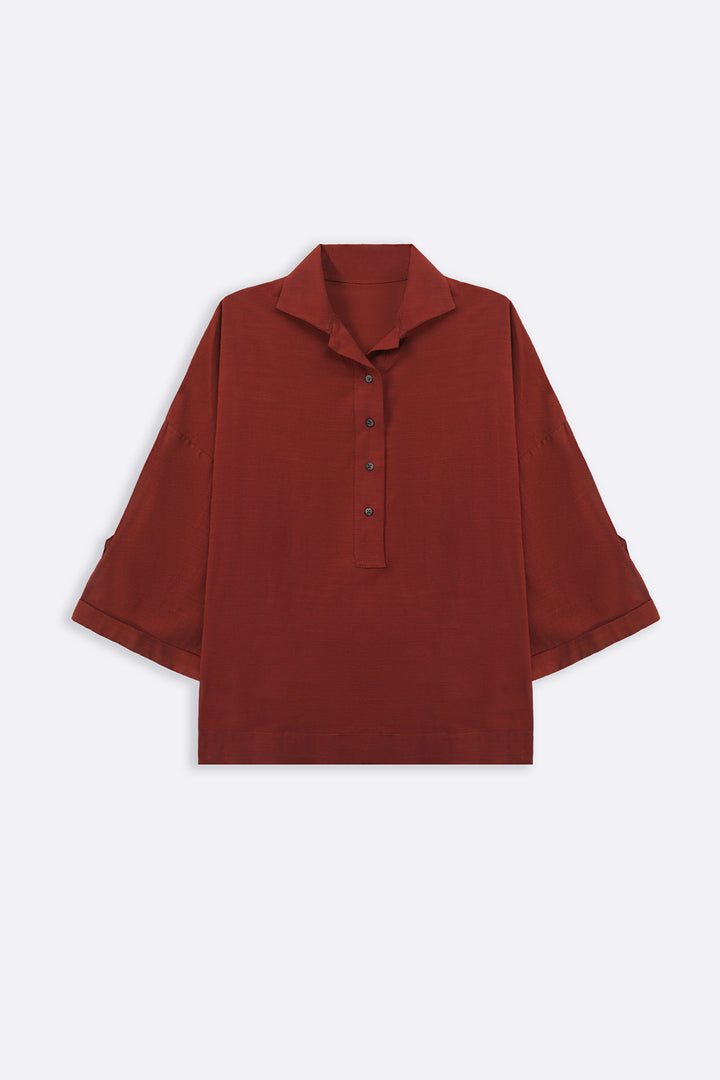 HALF-BUTTON SUMMER SHIRT