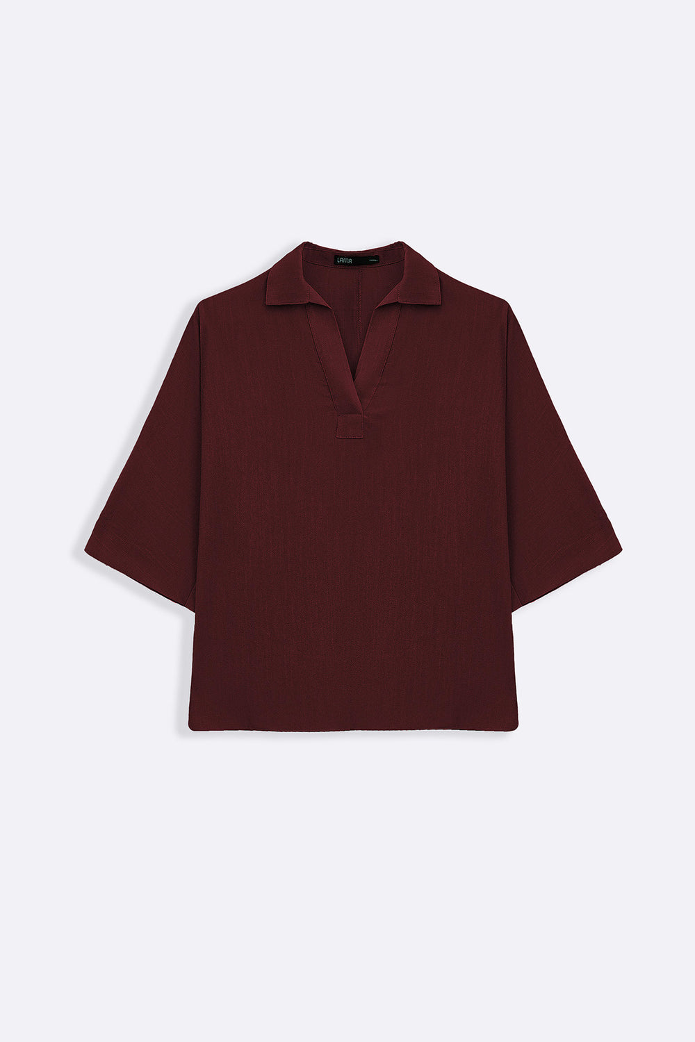 OX BLOOD PULLOVER SAFARI BLOUSE