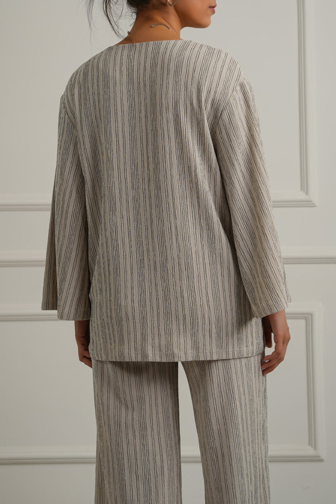 STONE BLACK LINEA STRETCH SHIRT