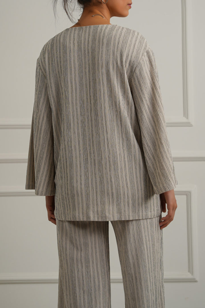 STONE BLACK LINEA STRETCH SHIRT