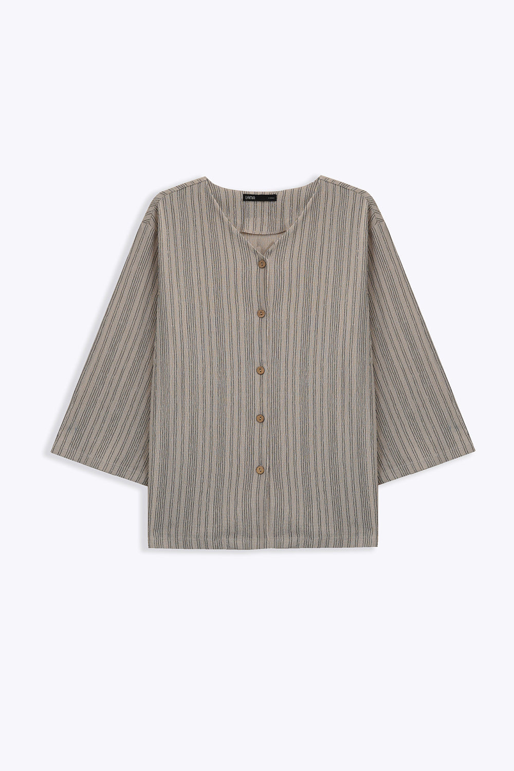 STONE BLACK LINEA STRETCH SHIRT