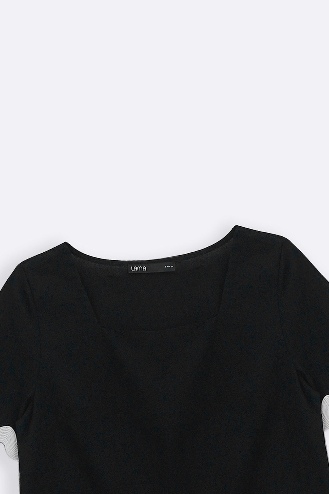 BLACK RIC RAC TOP