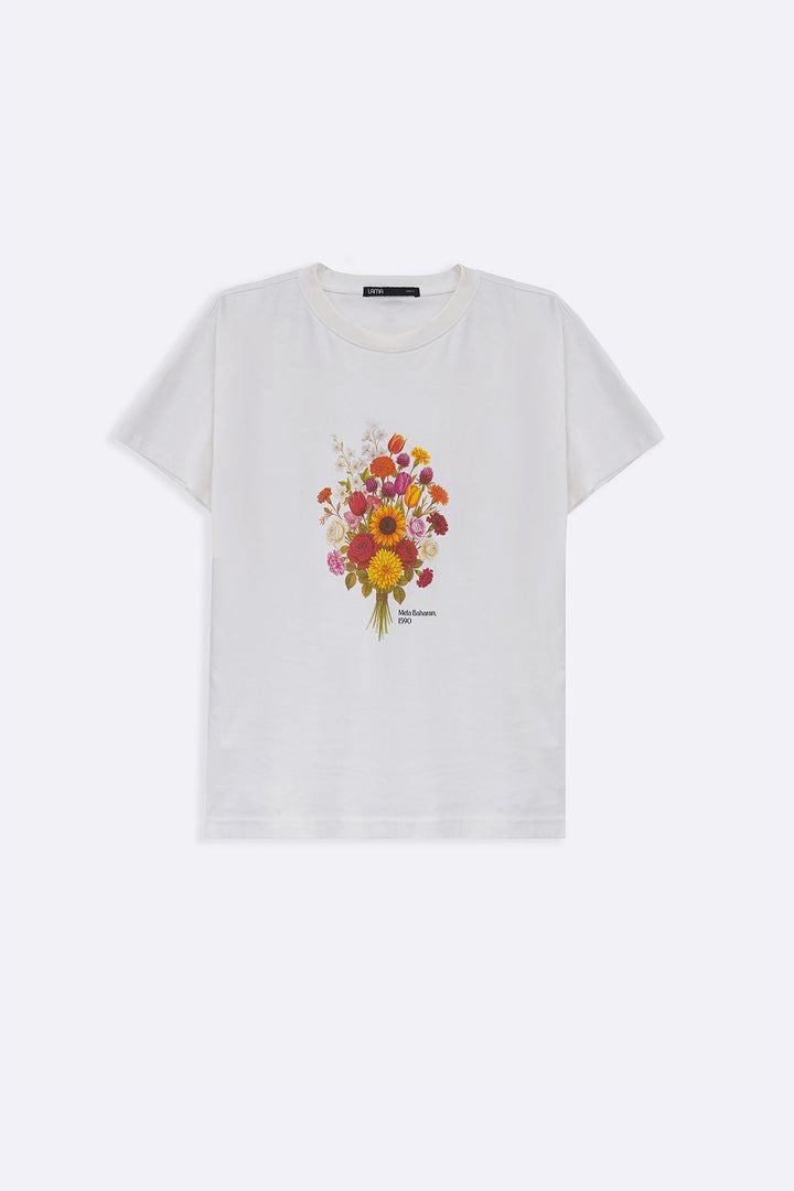 WHITE MELA BAHARAN TEE