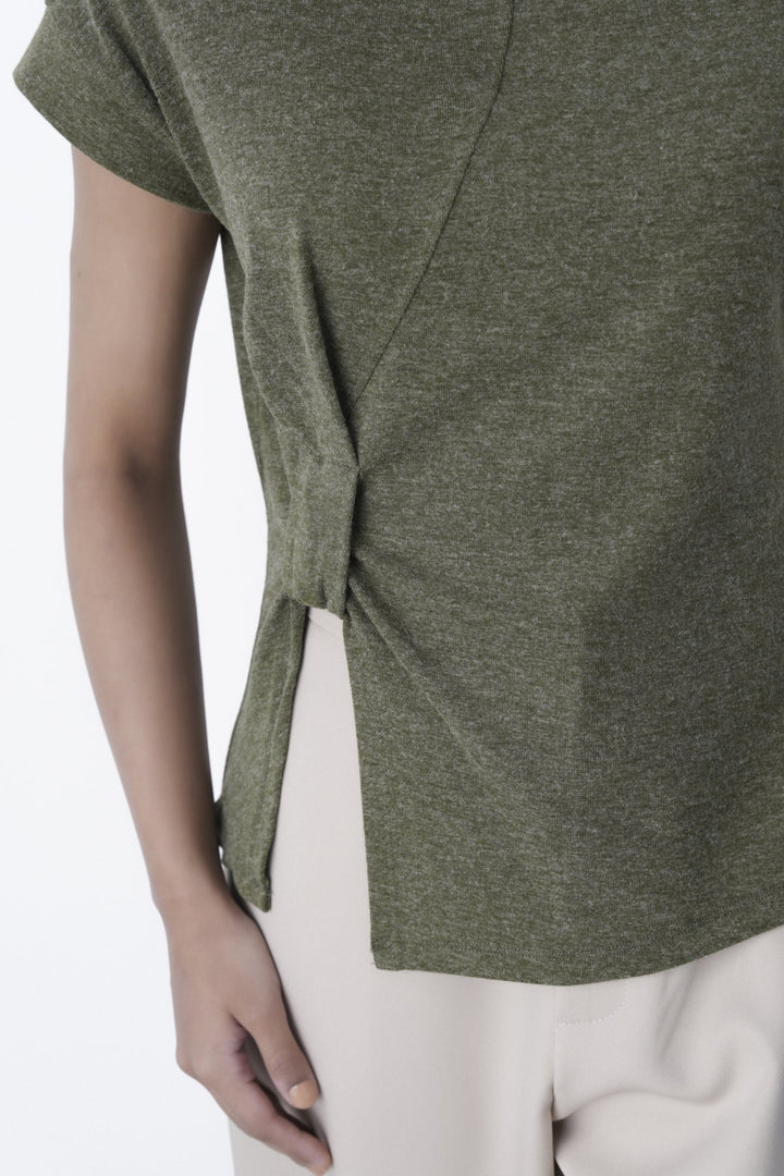 OLIVE KNOT FUNNEL TOP