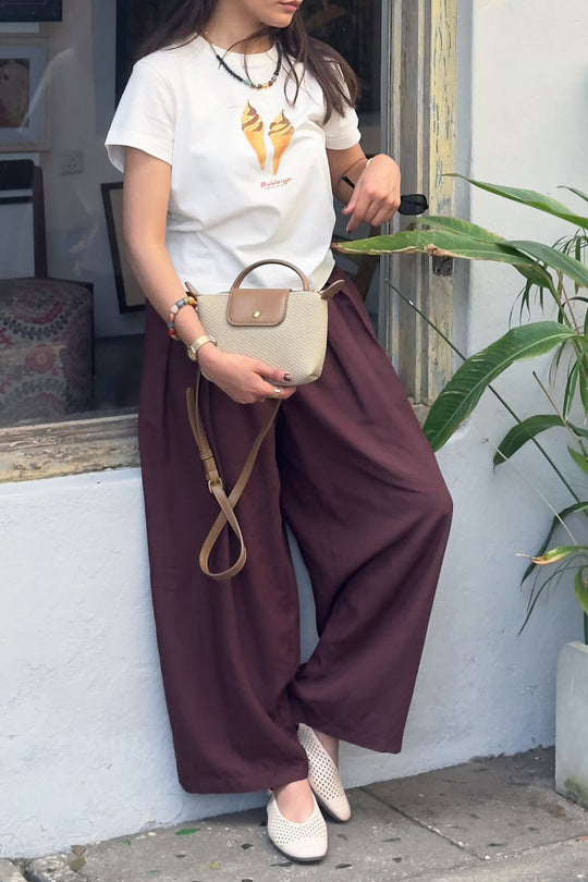 WHITE LAMA X ROBBIYA CONE TEE